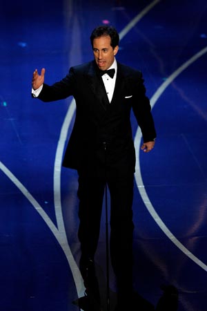Comedian Jerry Seinfeld at the 2007 Academy Awards.