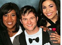 American Idol, final three. Click image to expand.