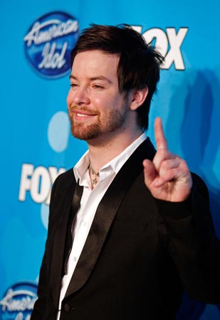 American Idol winner David Cook.