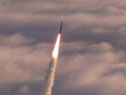 A Minuteman II intercontinental ballistic missile.