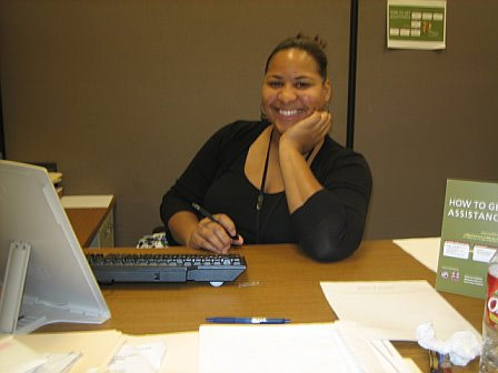 My housing advisor, Jacqueline.  I haven't heard from her in a while.
