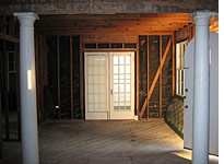 The interior of our gutted house. Click image to expand.