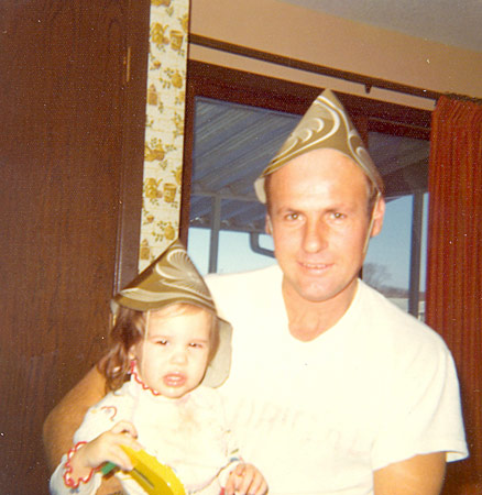 Danielle and her father.