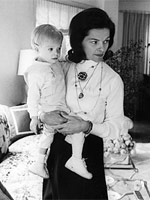 Early photo of John Dickerson and his mother. Click image to expand.