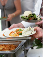 A wedding buffet. Click image to expand.