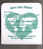 "Save Our Planet" placard. Click image to expand.