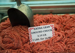 Ground beef.