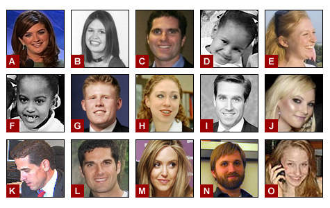 Candidates' children.