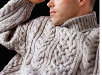 Wool sweater.