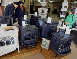 Wood-burning stoves. Click image to expand.