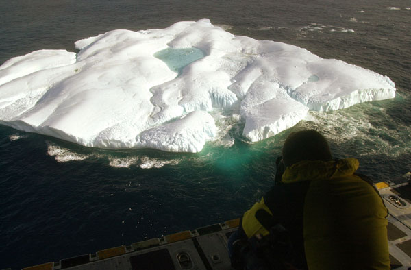 An iceberg.