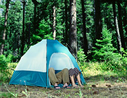 Camping.