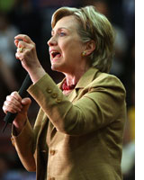 Photograph of Hillary Clinton by Scott Olson/Getty Images.