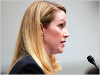 Photograph of Monica Goodling by Tim Sloan/AFP/Getty Images.
