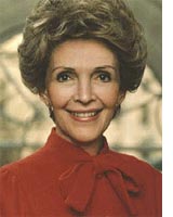 Photograph of Nancy Reagan courtesy the White House.