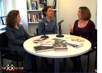 Still of Emily Bazelon, Dahlia Lithwick, and Melinda Henneberger from the SlateV video "XX Factor: Hillary's Back!"