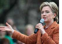Photograph of Hillary Clinton by Joe Raedle/Getty Images.