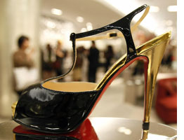 Photo of Christian Louboutin shoe by Timothy A. Clary/AFP/Getty Images.
