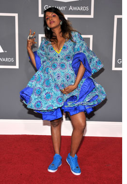 Photograph of M.I.A. by Frazer Harrison/Getty Images