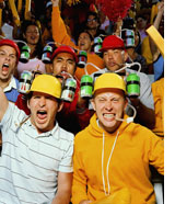 Drunk men. Photograph by Ryan McVay/Lifesize/Getty Images.