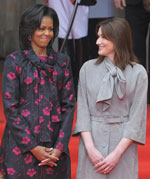 Michelle Obama and Carla Bruni-Sarkozy