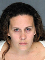 Melissa Huckaby's booking photo provided by the San Joaquin County Seriff's Department.
