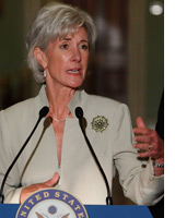 Secretary of Health and Human Services Kathleen Sebelius/Mark Wilson/Getty Images.