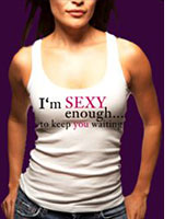 Abstinence tank top.