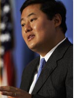 Photograph of John Yoo by Mandel Ngan/Agence France-Press/Getty Images.
