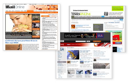 Science news sites