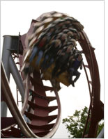 A rollercoaster