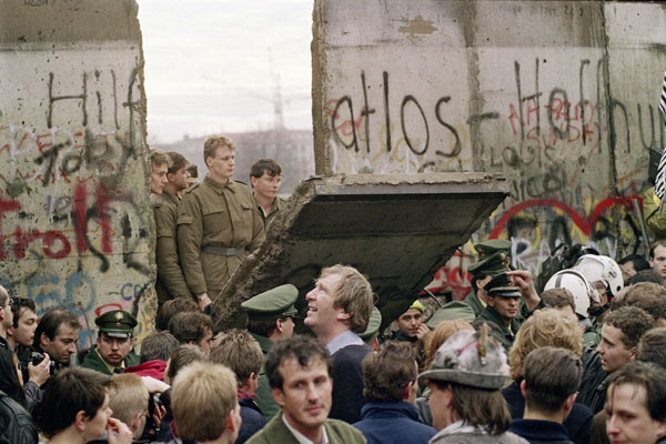 The Berlin Wall.