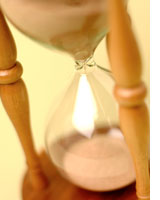 Hourglass, close up. Photo by Paul Tearle.