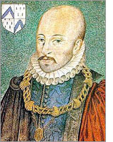 Portrait of Montaigne by by Thomas de Leu.
