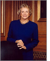 Photo of Sandra O'Connor courtesy of the Supreme Court Historical Society.