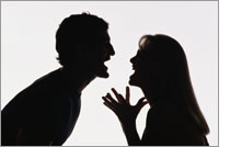Photo of angry couple by Stockbyte/Getty Images.
