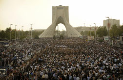 Iranian protestors. Click image to expand.
