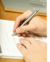 Photograph of a desk by Medioimages/Photodisc.