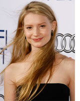 Photograph of Mia Wasikowska by Michael Buckner/Getty Images for AFI.