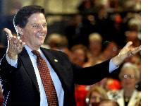 Photograph of Tom DeLay courtesy of JIM WATSON/AFP/Getty Images.