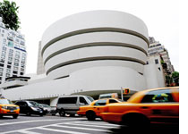 Photograph of the Guggenheim by Stan Honda/AFP/Getty Images.