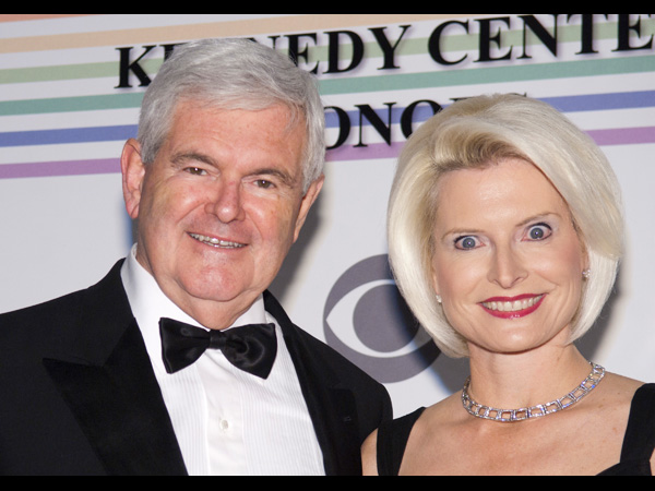 newt gingrich wives. Newt Gingrich 2012: Over