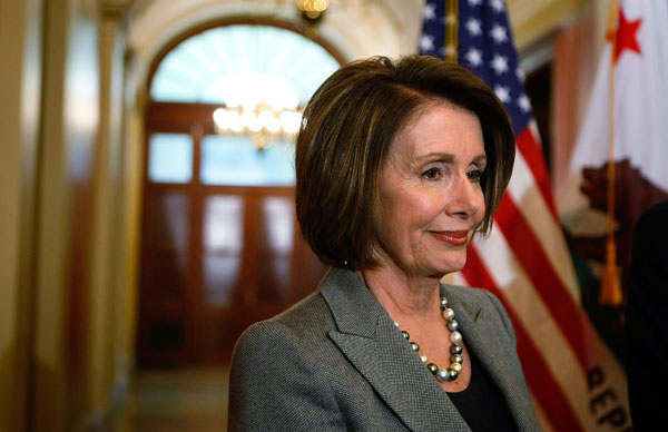 Nancy Pelosi.