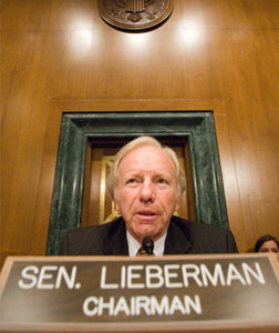 Senator Joe Lieberman. Click image to expand.