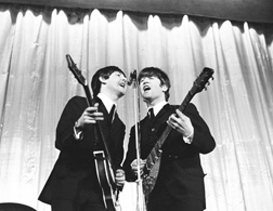 Paul McCartney and John Lennon. Click image to expand.