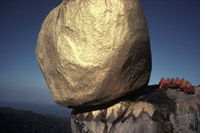 BURMA — The Shwe Pyi Daw Rock, a Buddhist holy site, is located 10 miles north of Kyakito and 150 miles from the capital, Rangoon. Click on image to enlarge.