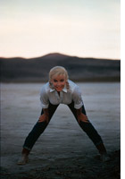 NEVADA—Marilyn Monroe on the set of The Misfits in 1960. Click on image to enlarge.