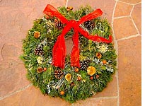 The author's wreath. Click image to expand.