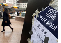 New York voters go to the polls.