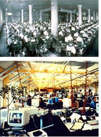 Sears, Roebuck, and Co., 1913 (top); SEI, 1997 (bottom)